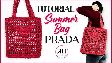 TUTORIAL BORSA UNCINETTO FACILE con PUNTO PRADA